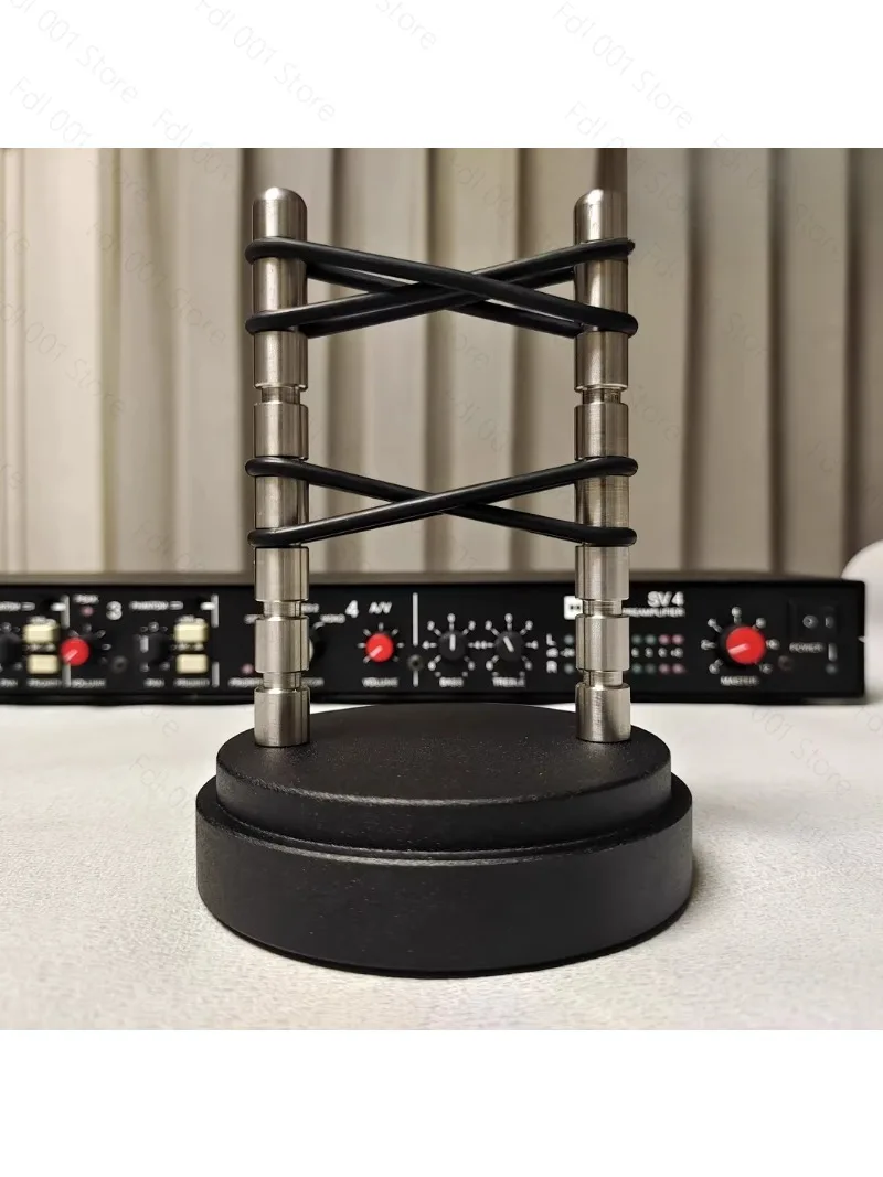Adjustable Hi-Fi Audio Cable Management Rack Shock-Absorbing Design for Power Speaker Signal Balanced Cables Organizing Stand