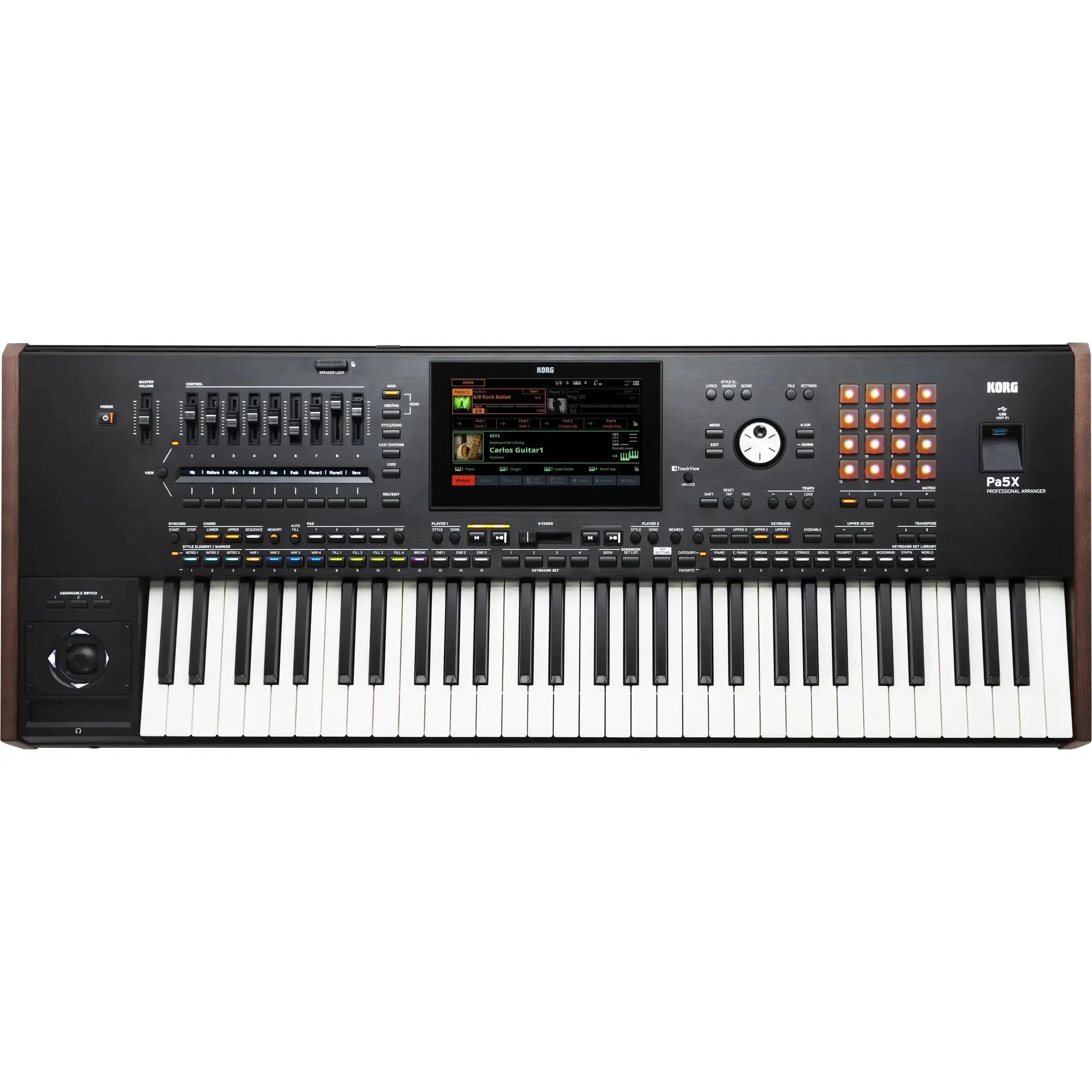 New Sales Korg for Pa5X 61 Professional Arranger Keyboard