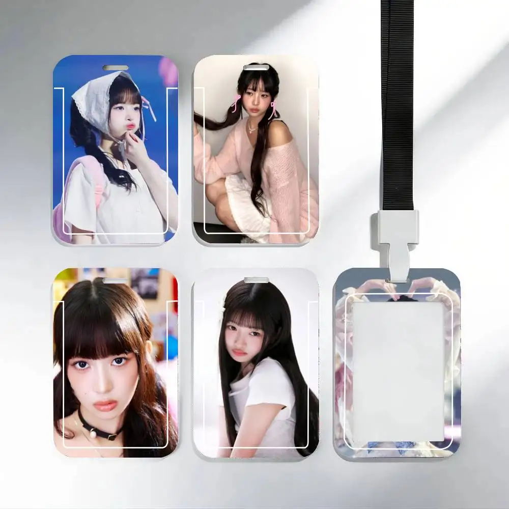 

Держатель для ID-карт Rei Kpop с шейным ремешком, подвеской, держателем для бейджей, шнурком и брелоком для ключей, для рабочих пропусков