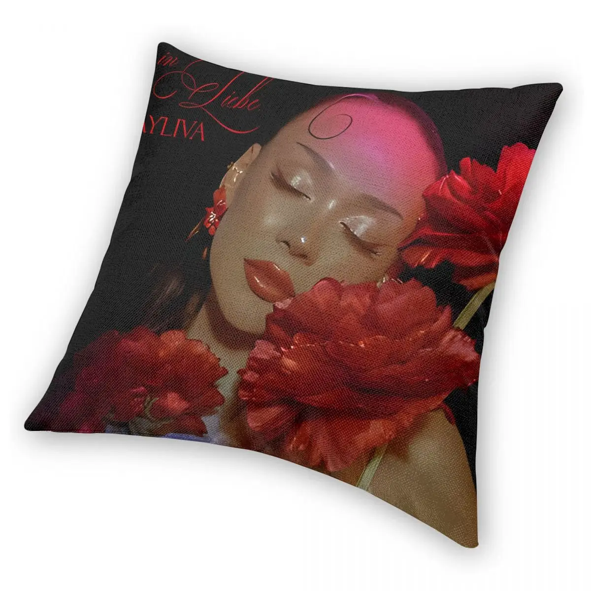 Ayliva In Liebe 2024 Pillowcase Double-sided Printing Fabric Cushion Cover Decoration Pillow Case Cover Home Zippered 45*45cm