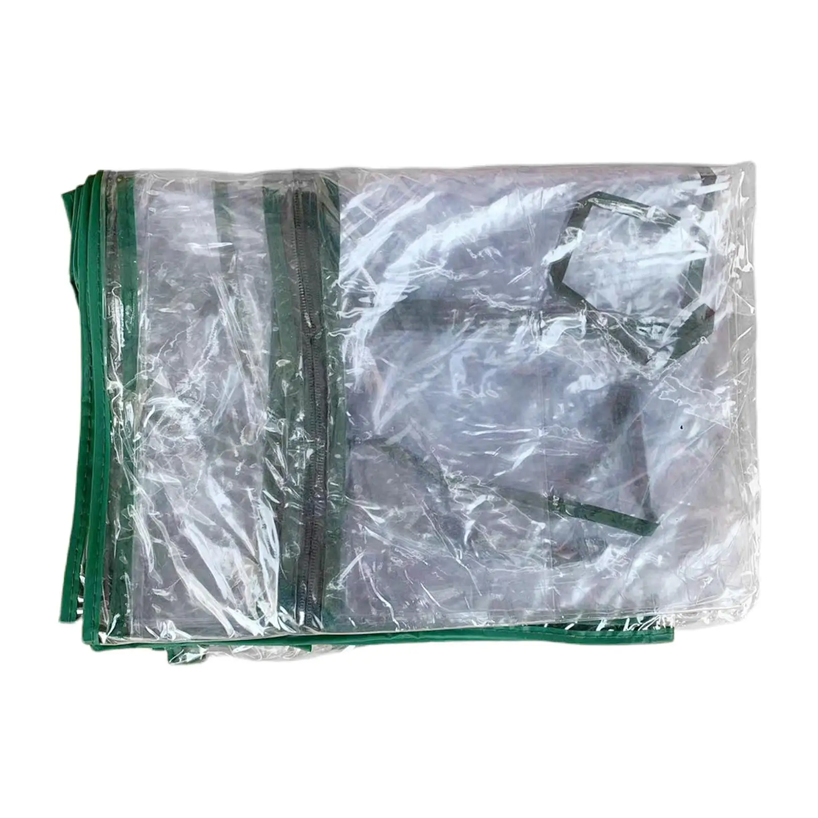 Clear PVC Cover Replacement 27x20x62 inches for Mini Greenhouse, with Roll-Up Zipper