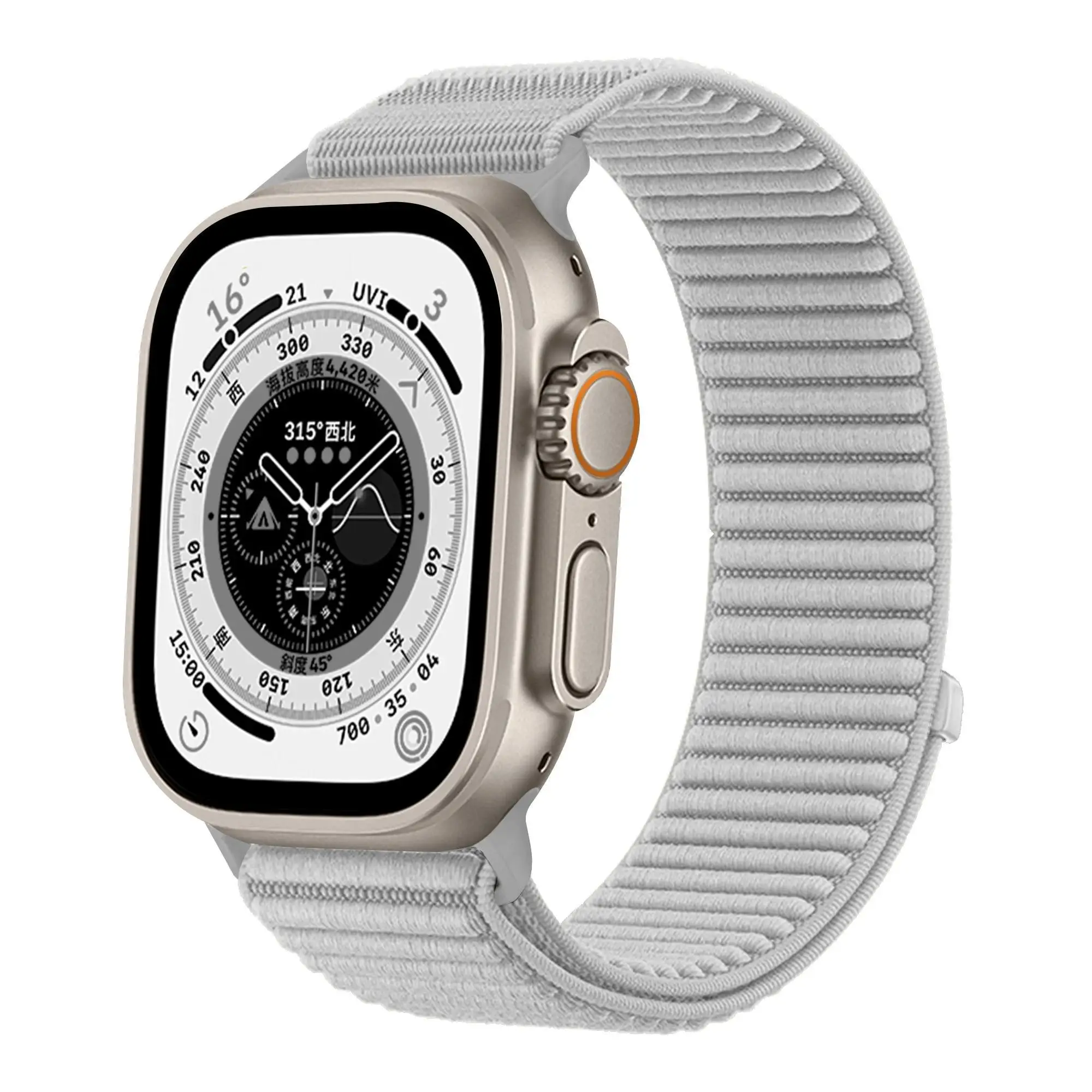 Nylon geflochtenes Sportarmband für Apple Watch Band 49 mm iWatch Serie 11 10 9 8 7 6 5 4 SE Ultra 3 46 mm 45 mm 44 mm 41 mm 40 mm 42 mm