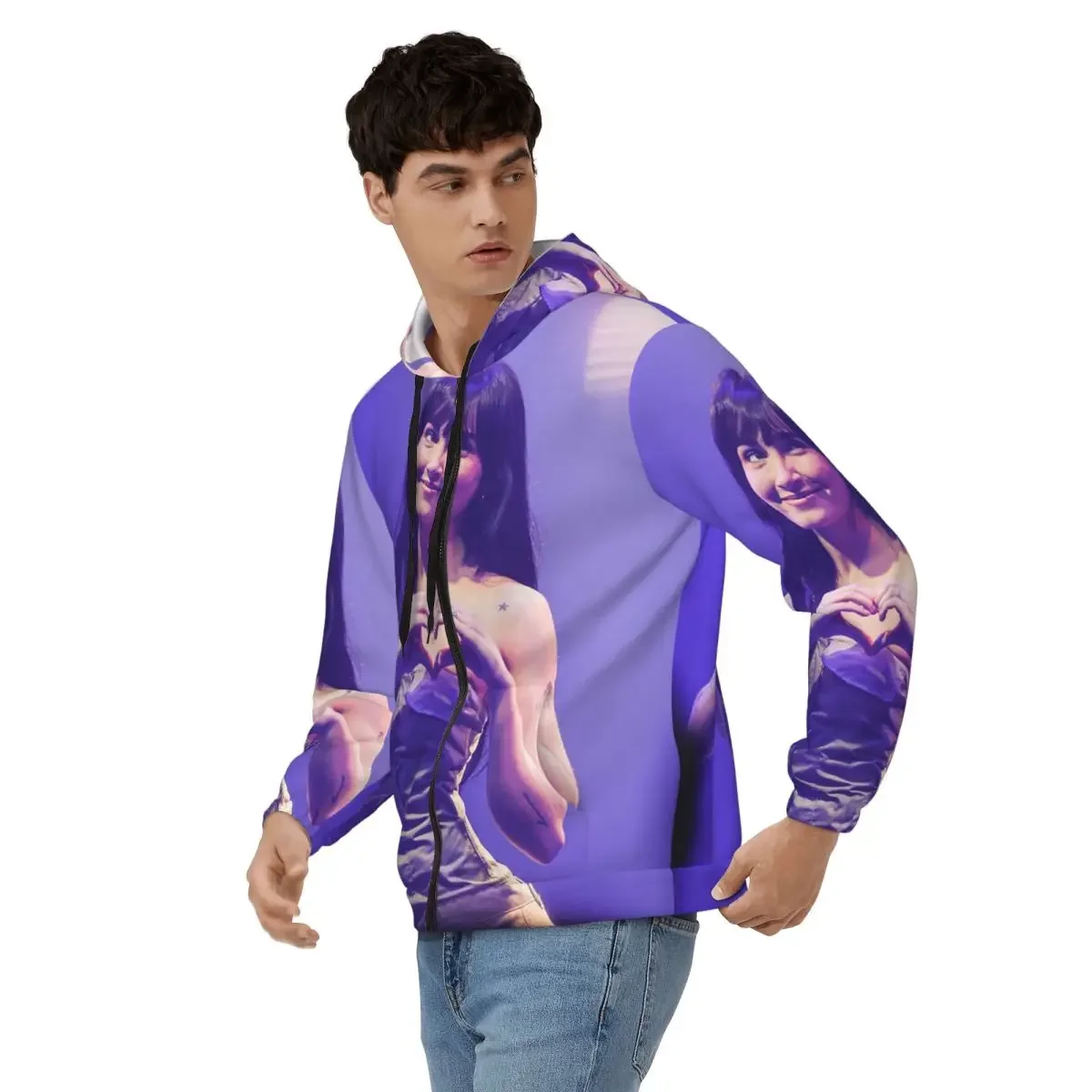 Aitana Ocana Singer Sudadera con capucha y cremallera, jersey de Hip Hop, Otoño Invierno, sudaderas para hombres y mujeres, camisetas de manga larga