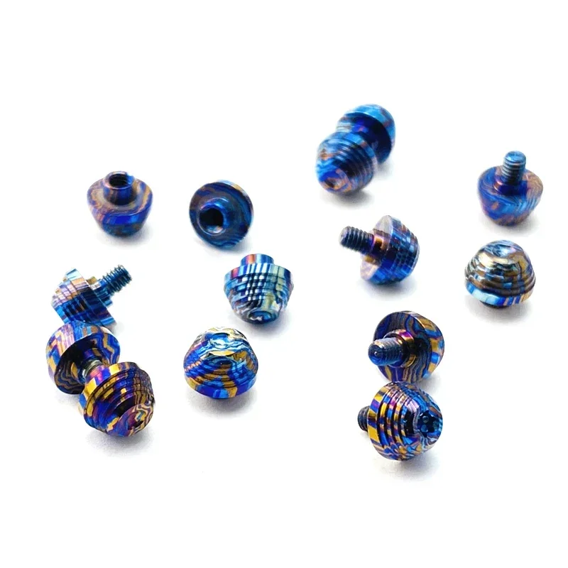 Thumb Stud Set Custom Timascus kwik thumb stud For Demko AD20.5 Folding knife parts