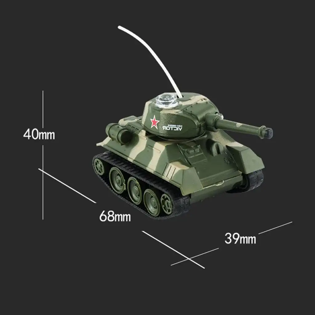 Mini RC Tank รีโมทคอนโทรล รีโมทคอนโทรล ถังของเล่น