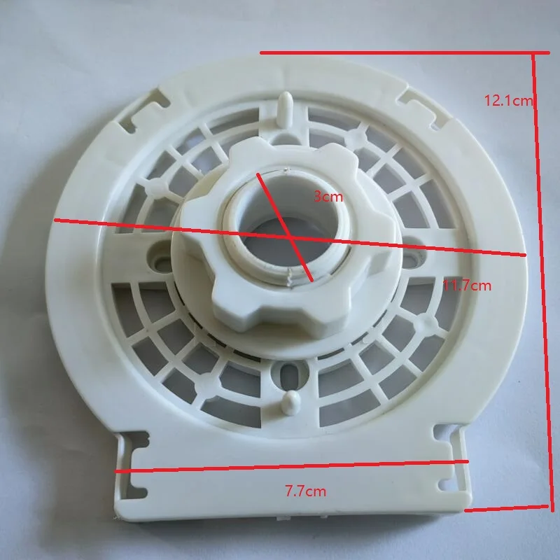 electric stand fan motor rear cover plastic fixing bracket