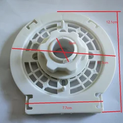 staffa di fissaggio in plastica per coperchio posteriore del motore del ventilatore con supporto elettrico