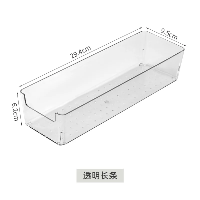 Acryl opbergdoos Desktop cosmetica Transparante plastic doos Slaapzaal Huishoudelijk gezichtsmasker Huiddoos Koelkast opbergdoos