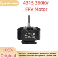 Hobbywing Original Multirotor 4315 360KV Brushless Motor for 13-15inch Racing Planes Efficient Remote Controlled Drones Parts