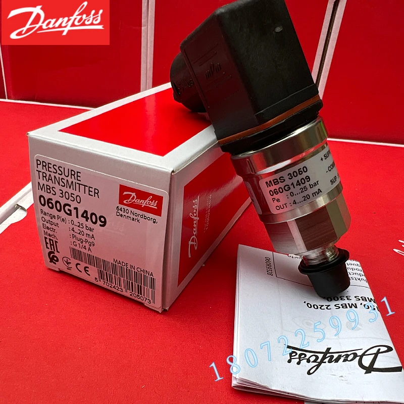 Novo transdutor de pressão original Danfoss 060G6178 0-400barr