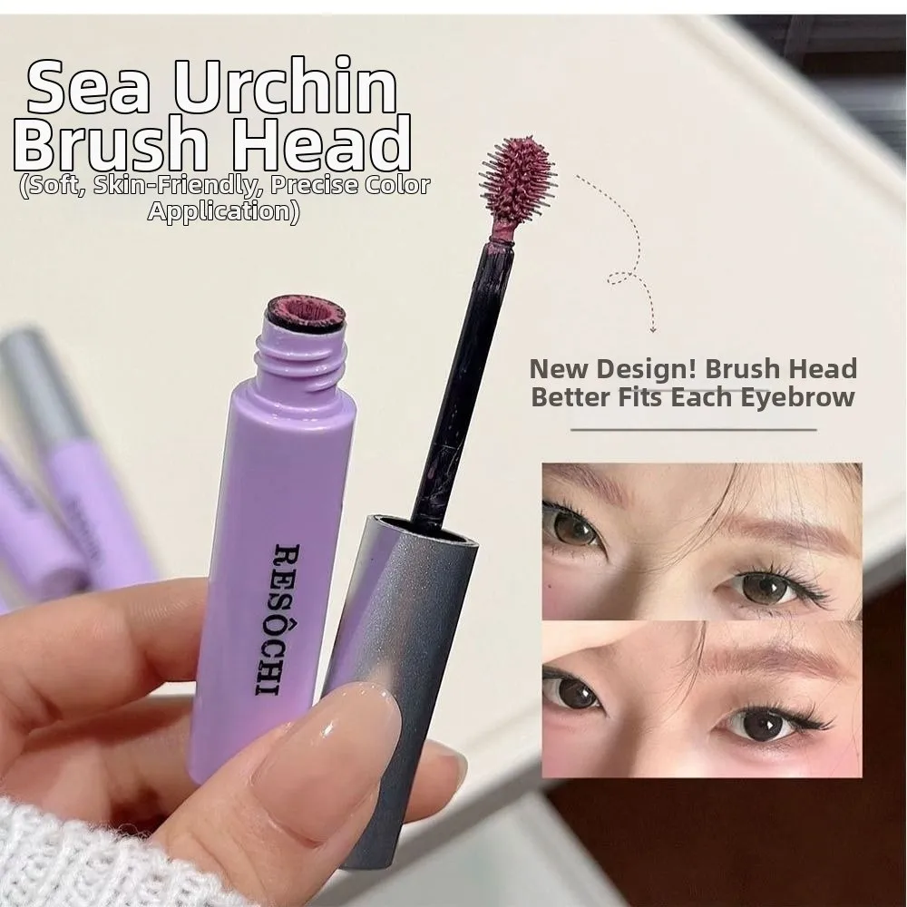 Purple Brown Eyebrow Dyeing Cream Long-Lasting Matte Eye Brow Gel Smudge-Proof Waterproof Eye Tint Makeup