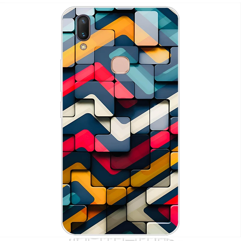 For Vivo Y85 Case 1723 V9 Silicon Back Cover Phone Case for vivo V9 Youth Cases Soft bumper coque for vivo 1727 1726 Fundas