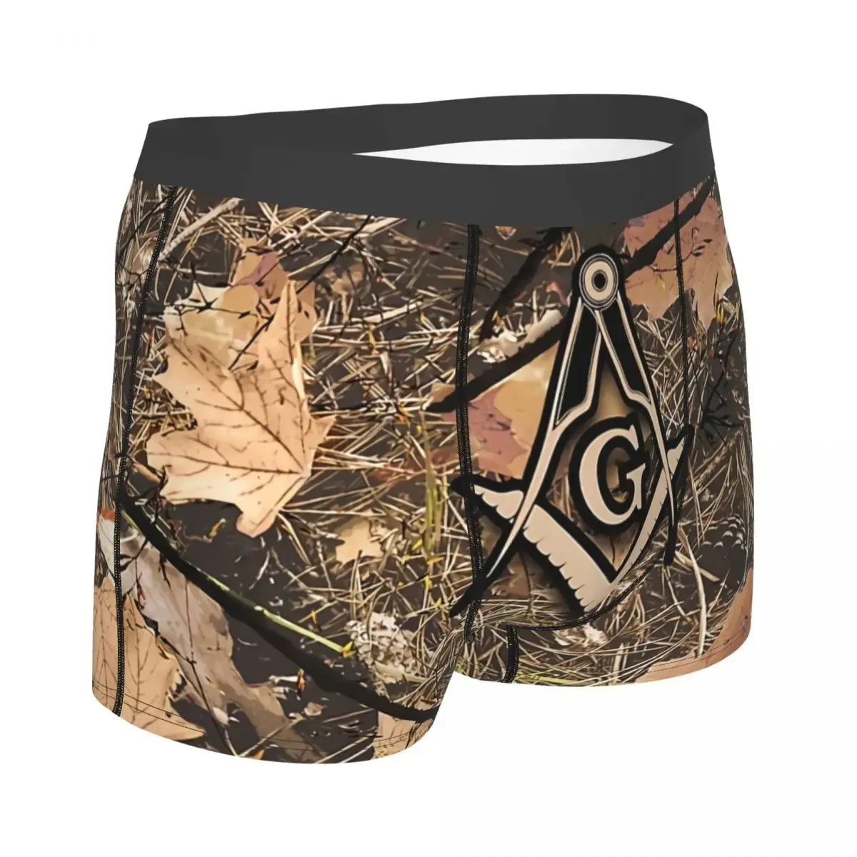 Hunting Camouflage Square Compass Underpants Homme Panties Male Underwear Sexy Shorts Boxer Briefs