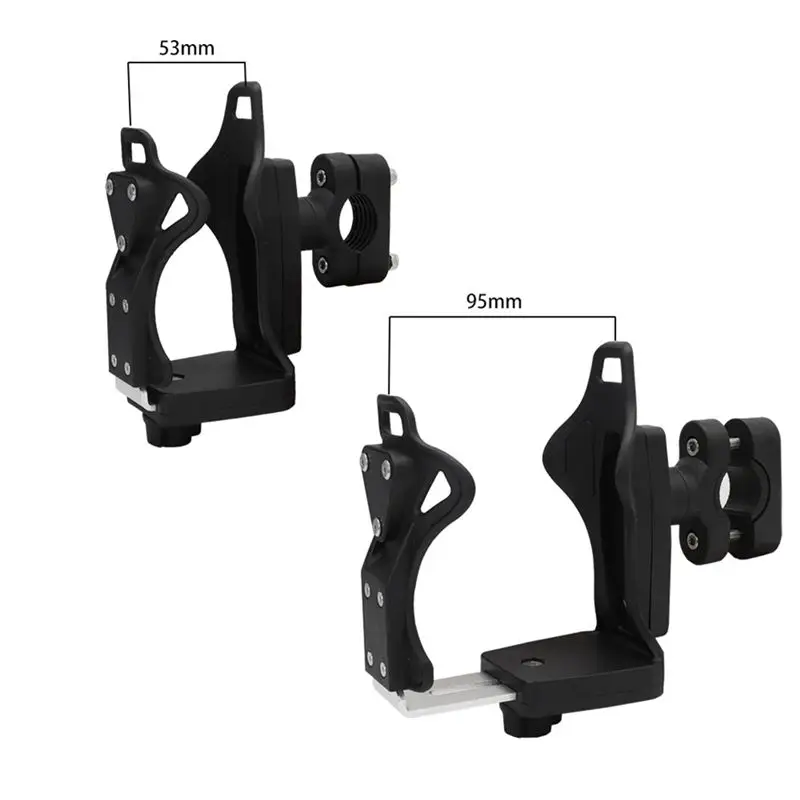 حامل أكواب ATV للدراجات النارية قابل للتعديل A13F، حامل زجاجة مياه كبير، حامل مشروبات للدراجات النارية