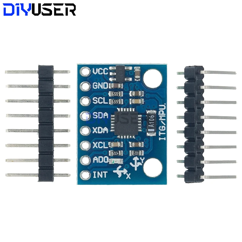 DIYUSER GY 521 MPU-6050 MPU6050 3-osiowe analogowe czujniki żyroskopowe + 3-osiowy moduł akcelerometru