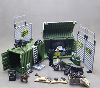 MOC Thunder Combat Command Center Building Blocks Military Blocks Juguetes Para Ninos Compatible Military Bloques Toys for Boys