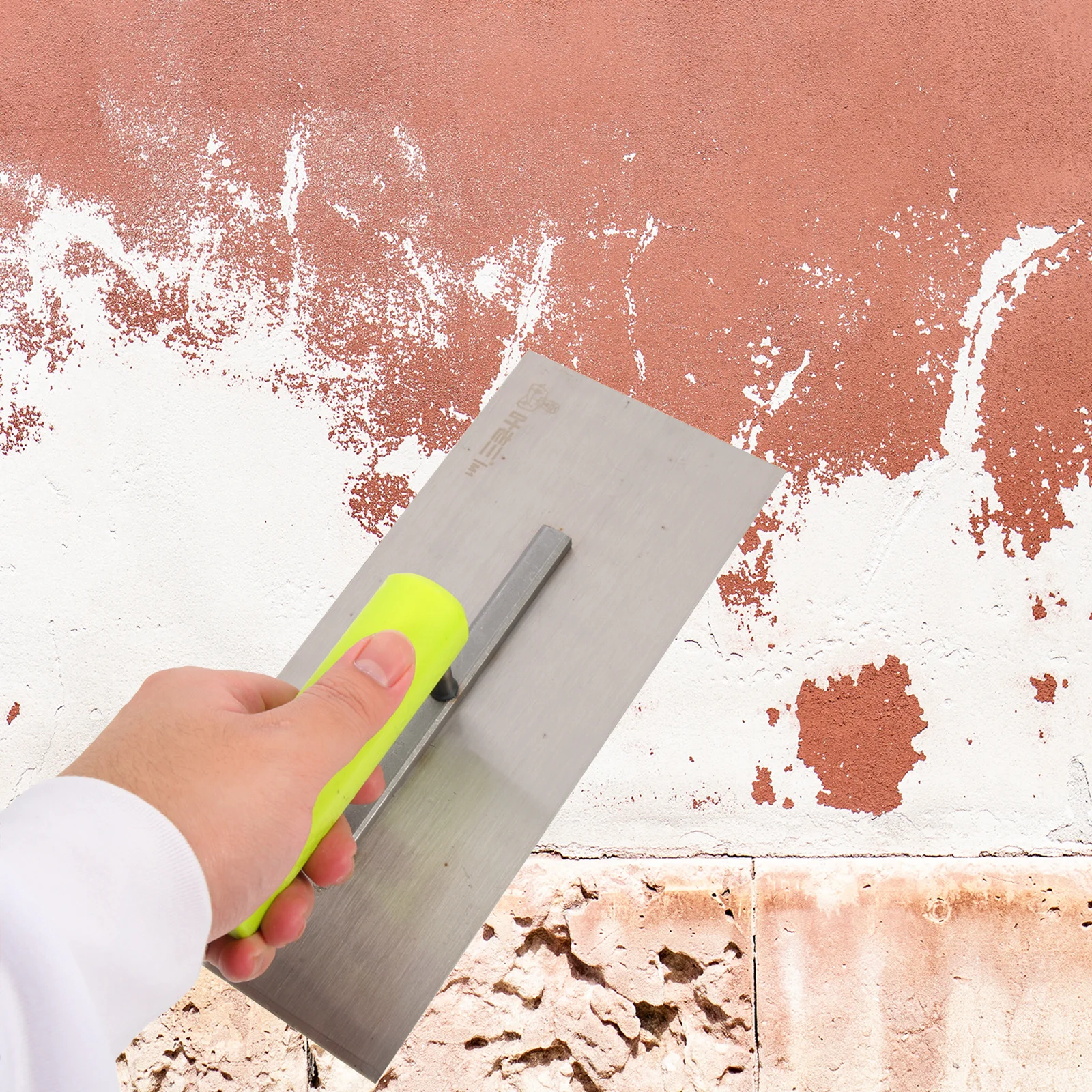 مجرفة جص من الفولاذ المقاوم للصدأ، مجرفة نهائية ممتازة لإصلاح حمام السباحة المسطح والخرسانة والأسمنتية، مقاومة للخدش، سهلة الاستخدام #6