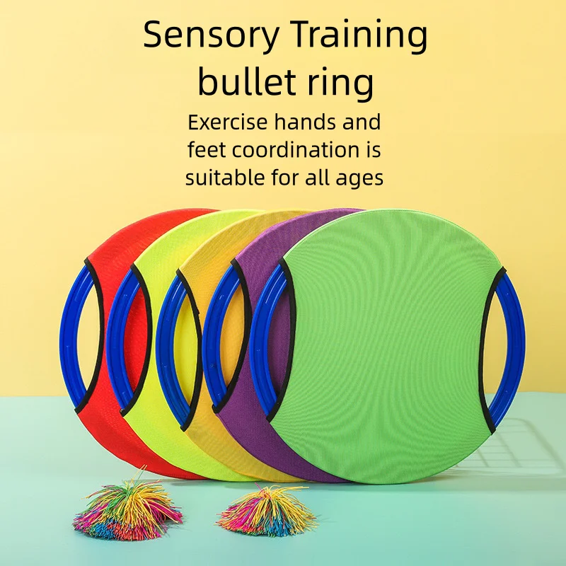 35cm Bouncing Circle Throwing Training Sensory Toy Kids Outdoor Games Balance Training Educational Learning Toys for Children