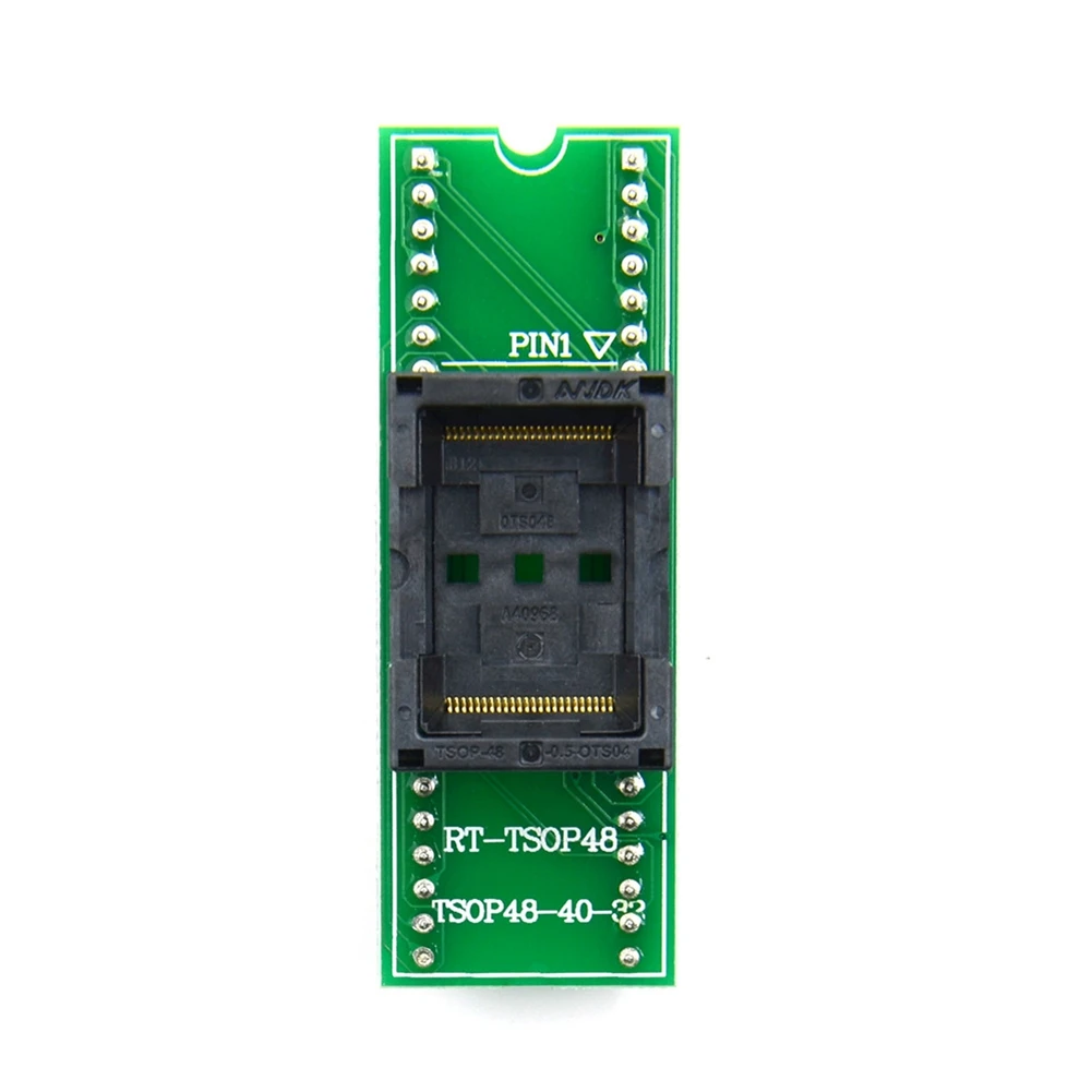 Soquete do adaptador do programador USB, TSOP48 para DIP48, apto para RT809F RT809H, XELTEK