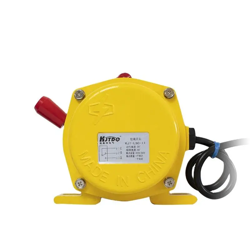 Тип KJT-LS-II, адресный код, тросовый переключатель, высококачественный выход, NO + NC, режим сброса, руководство/автоматическое