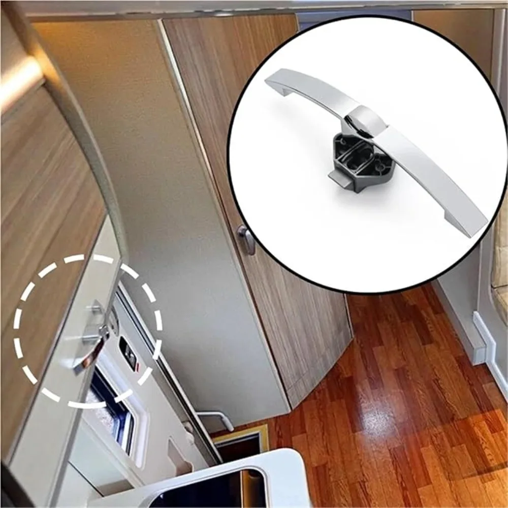 

128mm hole distance Camper Car Push Lock RV Caravan Boat Cabinet Locks Handle Home Drawer Latch Button Locks Caravan Motorhome