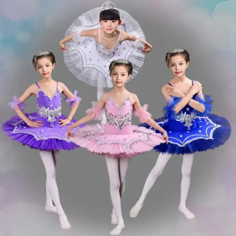 Dress Gymnastics For Girls Kids Short Sleeve Ballet Chiffon Skirted Leotards Bowknot Dancewear MN3