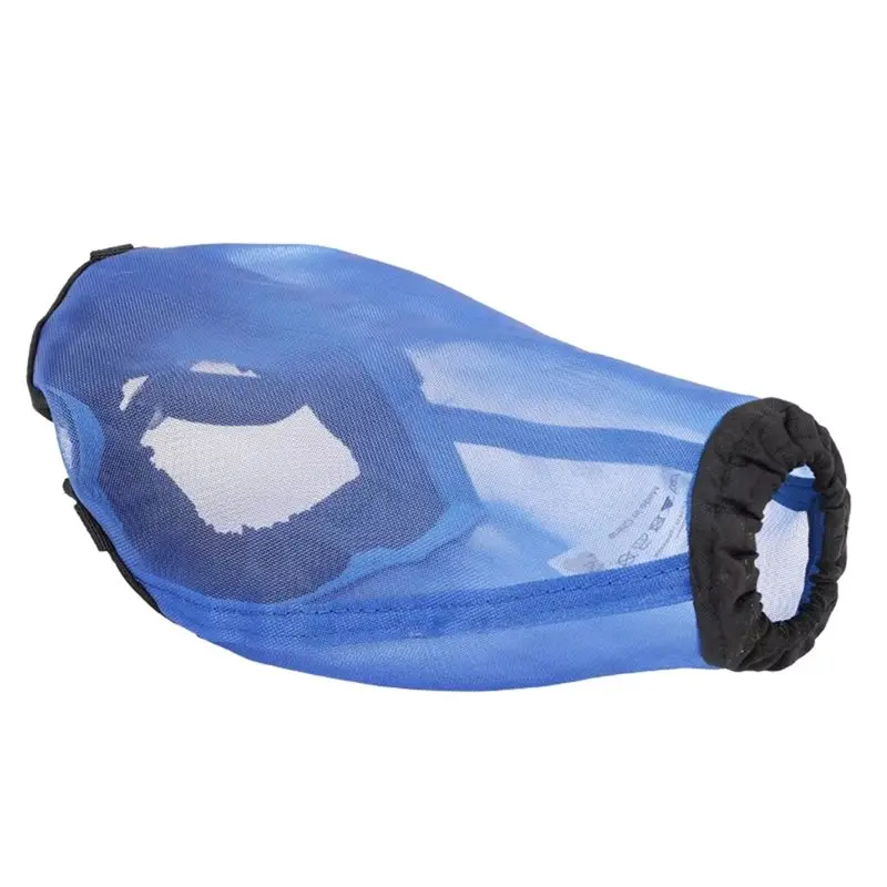 

Safe Play Comfortable Dog Muzzle Anti-Mosquito Pet Mask Adjustable Breathable Bite-Resistant Outdoor Walking Training