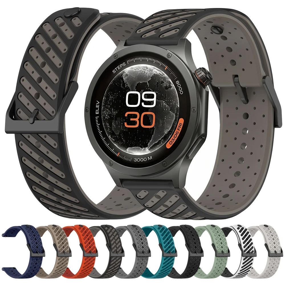 Bracelet de sport en Silicone de 22mm, pour montre connectée OnePlus Watch 4 3 2 2R, accessoires pour montre connectée Lite