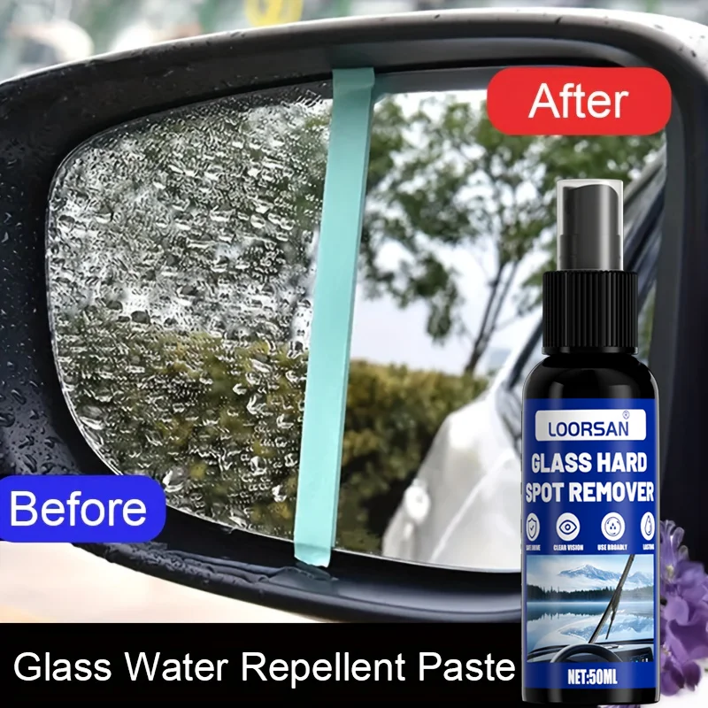 

Instant Water-Repellent Glass Coating - Nano-Tech Mirror Coating, Clear Vision, Rainy Day Essential for Safe Travel