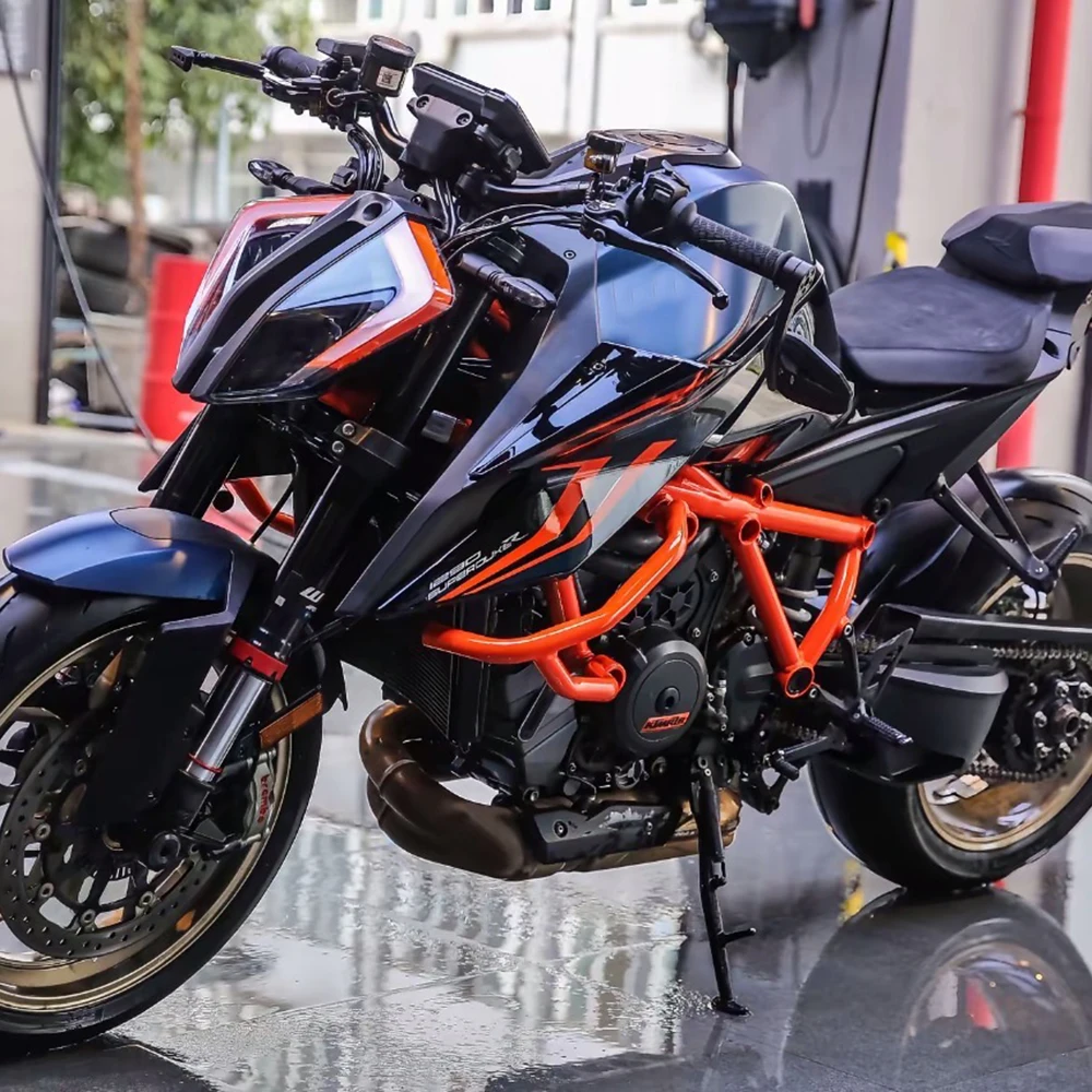 For 1290 Super Duke R 2014-2023 100% Carbon Left Heat Shield