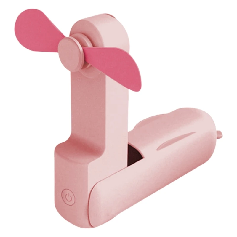 محمولة USB القابلة لإعادة الشحن مصغرة مروحة مروحة قابلة للطي للمكتب الاستخدام في الهواء الطلق