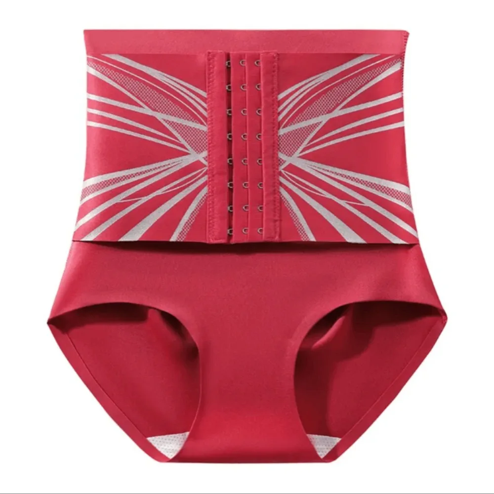 

High Waist Slimming Shapewear Buckle Shapers Butt Lifting Briefs Waist Trainer Lingerie Tummy Control Underpants Women