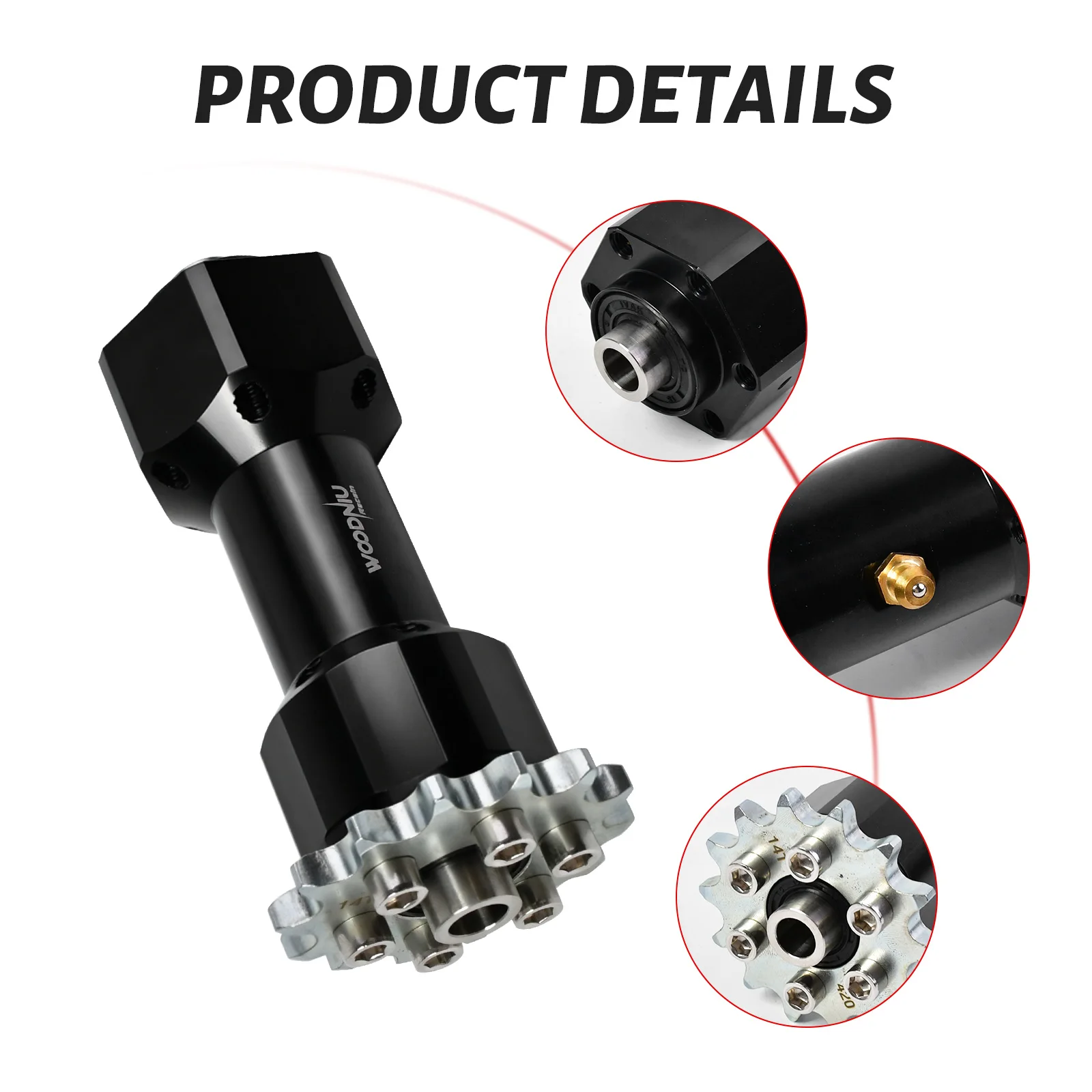 For Surron Light Bee X S Center Shaft Sleeve Motorcycles Center Axle Sleeve Jackshaft Electric Dirt Bike Motorcycle Accessories