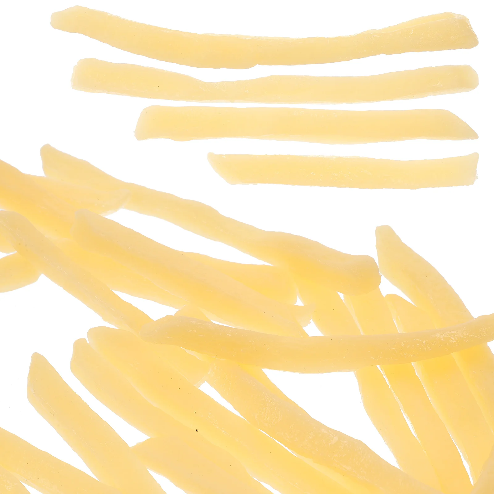 

30 Pcs Simulation French Fries Model Fake Food Artificial PVC False Photography Props Imitation Household Plaything