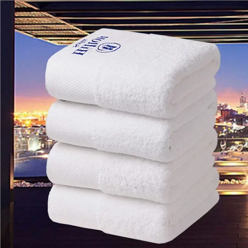 50 pcs White Face Towel Custom Embroidery Bath Personalized Customized Beach Towels Corporate Gift Logo Dropshipping Available