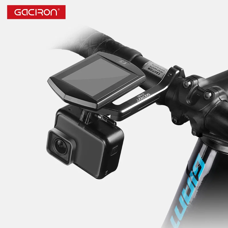 Gaciron H10C uchwyt na rower pasuje do Gaciron rowerowe lampy przednie i GoproCamera i stoper regulowany uchwyt rowerowy akcesoria rowerowe