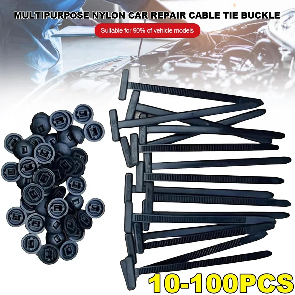 ナイロンユニバーサルケーブルタイバックル多目的プラスチックケーブルタイツールヘビーデューティセルフロックナイロンジップタイ車の日常修理