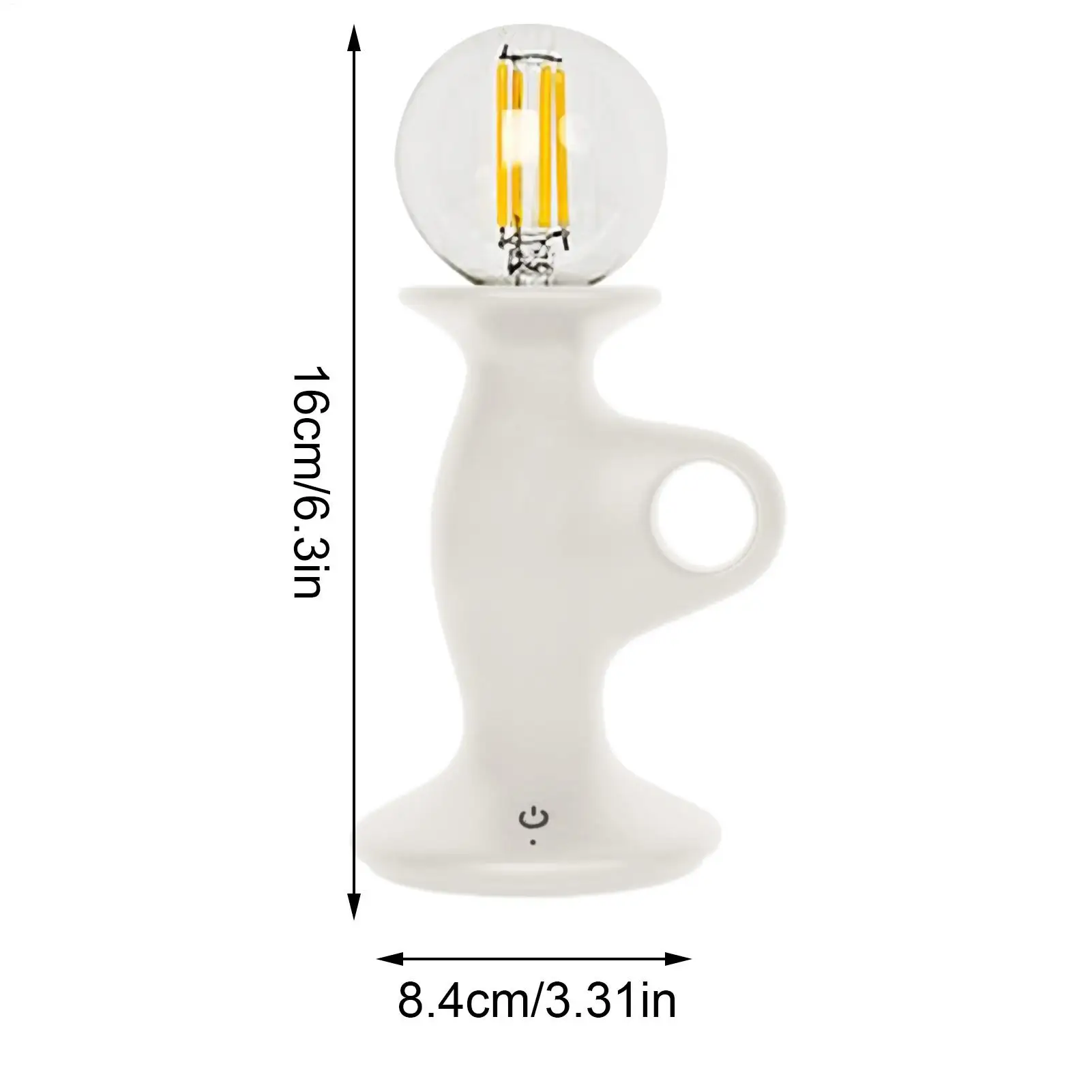 مصباح كلاسيكي شمعة ضوء الجدول مصباح ديكور الرجعية الإضاءة المحيطة عكس الضوء ديكور المنزل ل منضدة غرفة نوم عيد ميلاد مطعم #6