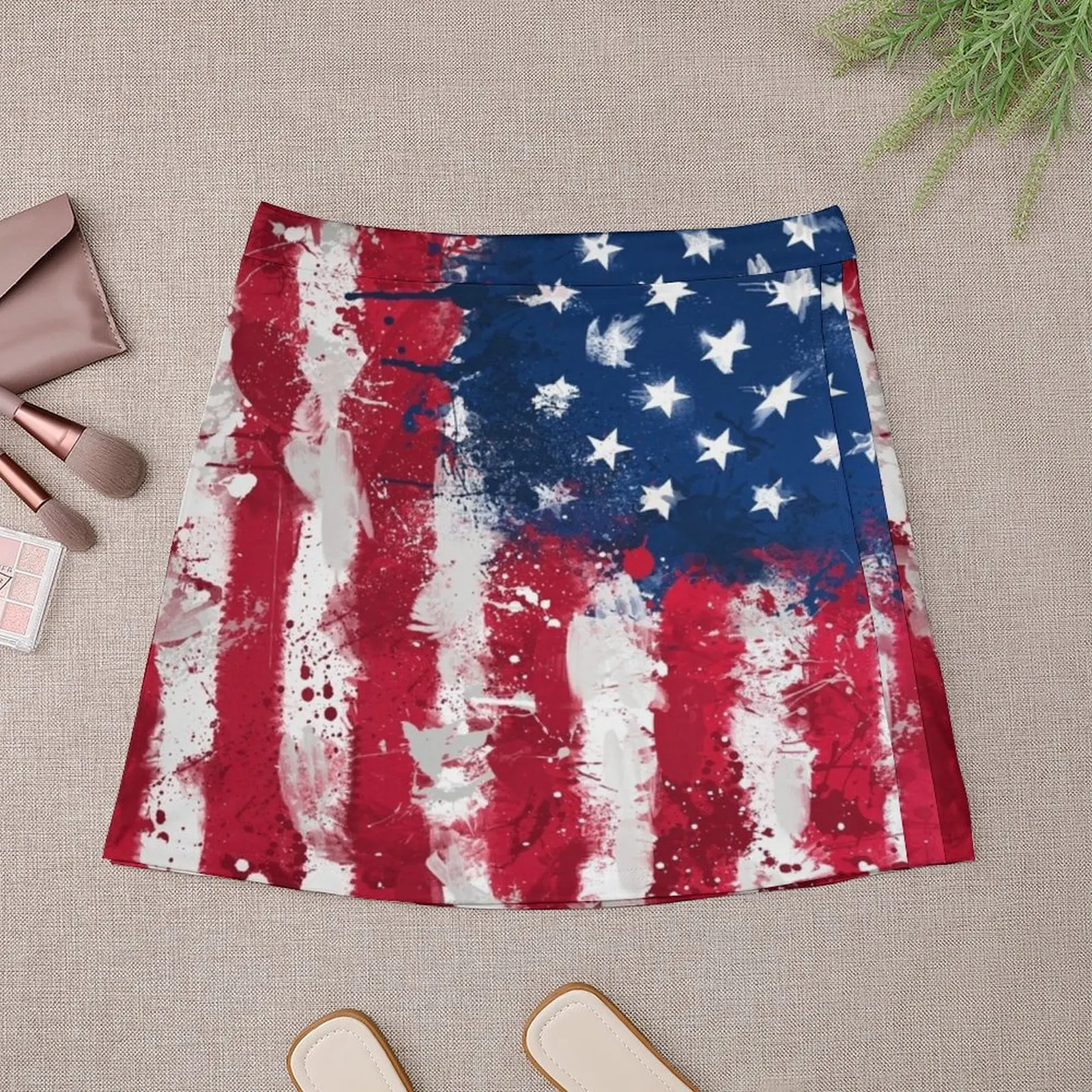 American Flag - Grunge Mini Skirt elegant dresses for women summer dresses for women 2025 Mini Skirt