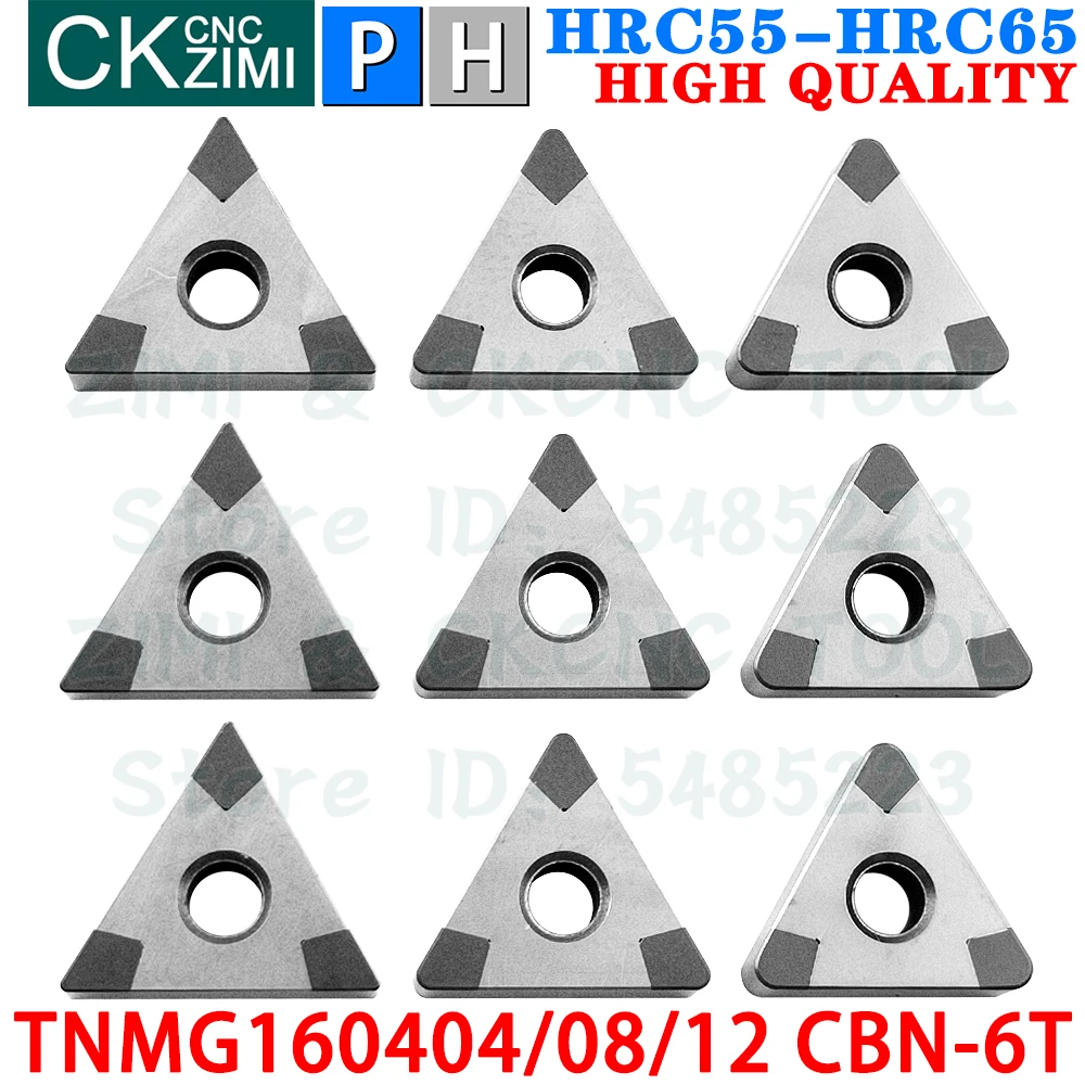 TNMG160404 CBN TNMG160408 CBN TNMG160412 CBN 6T البورون نتريد إدراج تحول إدراج أدوات أدوات مخرطة معدنية باستخدام الحاسب الآلي TNMG للصلب