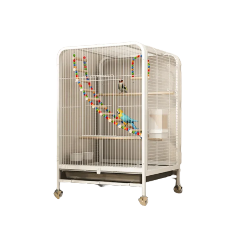 

Toys White Bird Cage Accessories Parrot Palomas Passaros Bird Feeder Gaiola Hammocks Cage Pour Oiseaux Bird Cage Accessories