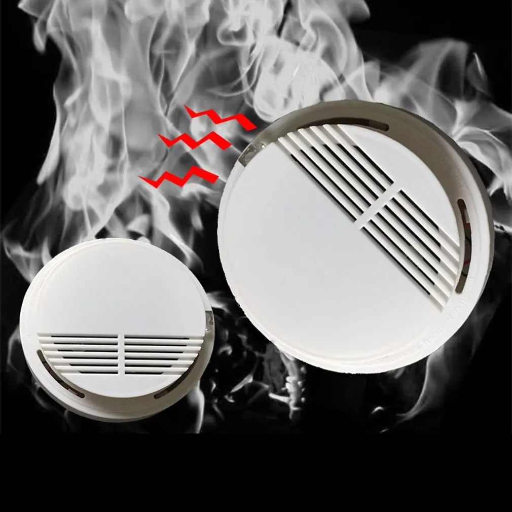 Som e Luz Detector De Fumaça Sensor, Alarme Independente, Sistema De Segurança Doméstica, Bombeiros Tuya Smoke Detector Proteção