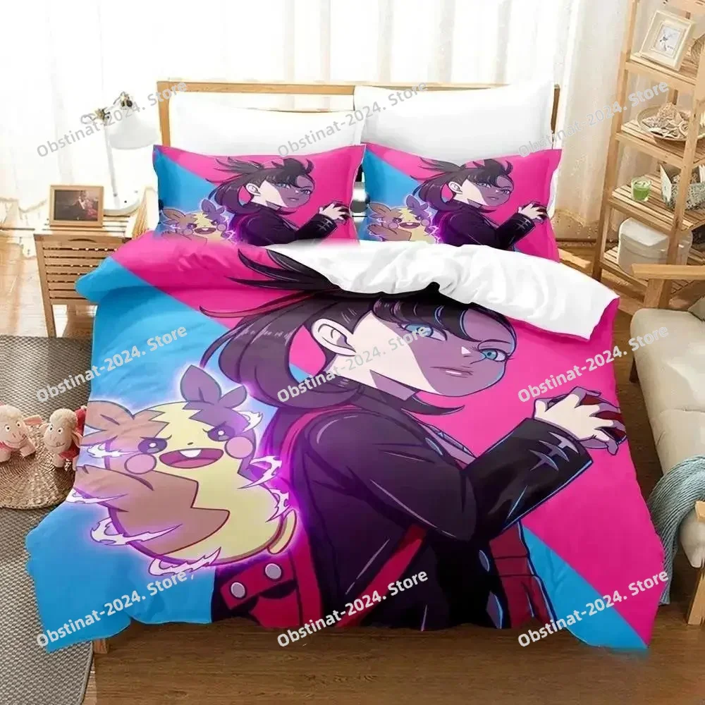 

3D Print Anime Marnie Bedding Set Duvet Cover Bed Set Quilt Cover Pillowcase Comforter king Queen Size Boys Adult Home Textiles