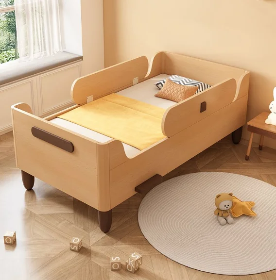 Baby Room Furniture Luxury Hot Sale Multifunctional Pine Wood Baby Cot Bed Kids Cribs