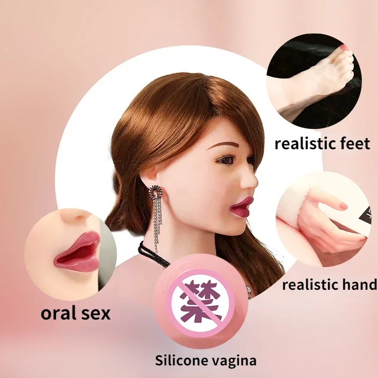 Smart Voice Sex Inflatable Doll Toys Aircraft Cup Male Masturbator Big Boobs Realistic Vagina Artificial Women Sex Toys For Men