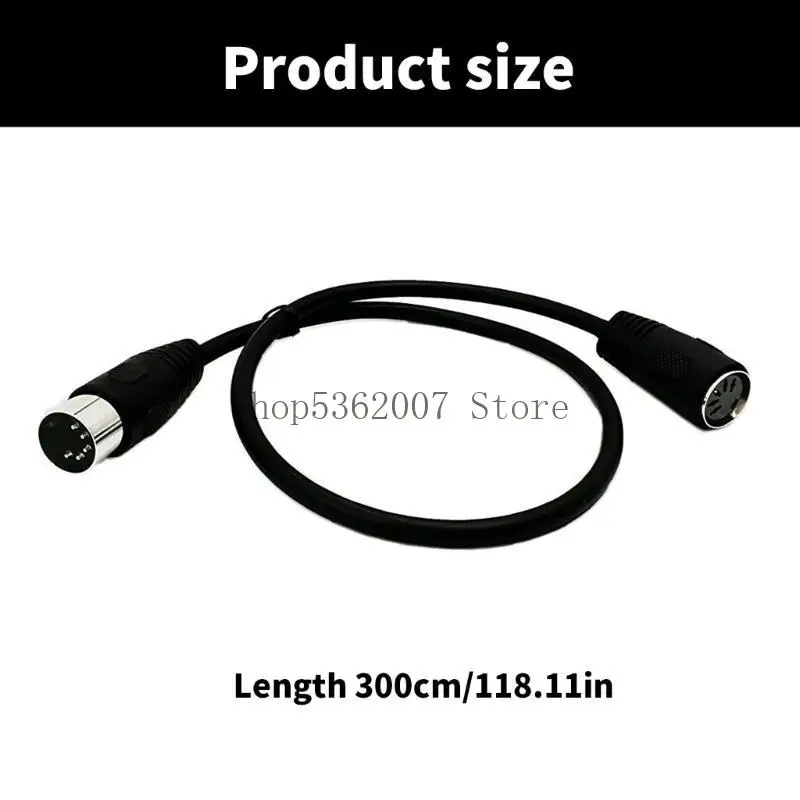 Cable cable 5pin midi5pin din masculino femenino audios para producción música 40JB