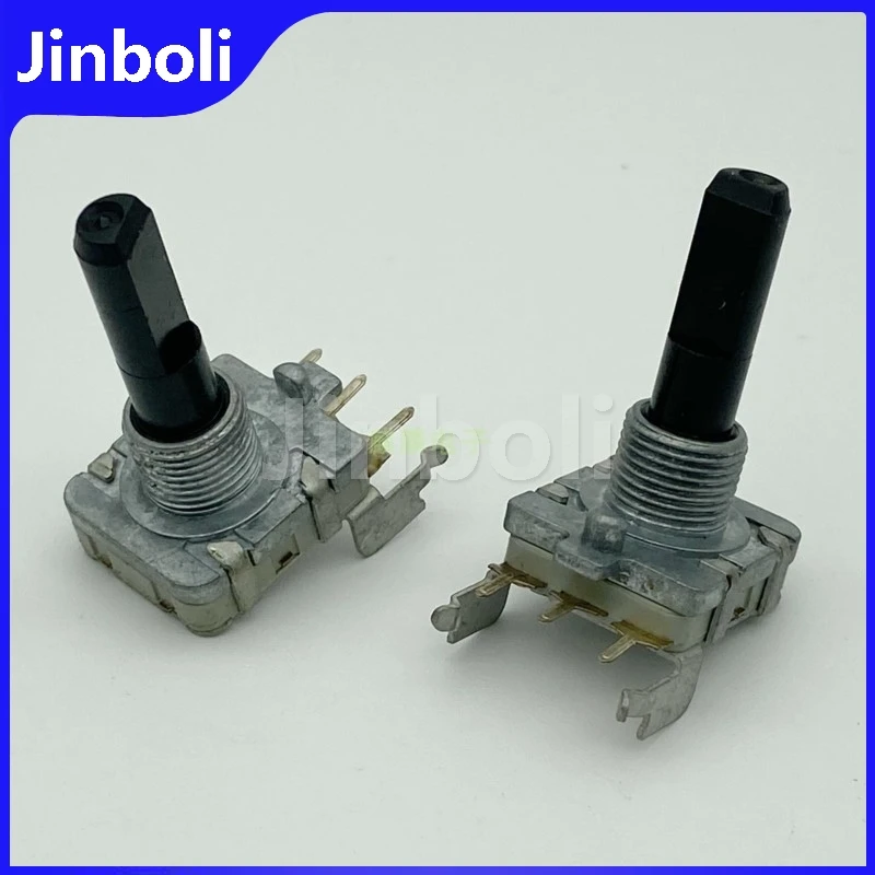 

2PCS EC16 Type Horizontal encoder, Step 24 points, Audio Power Amplifier Volume potentiometer, Handle Length 25MM