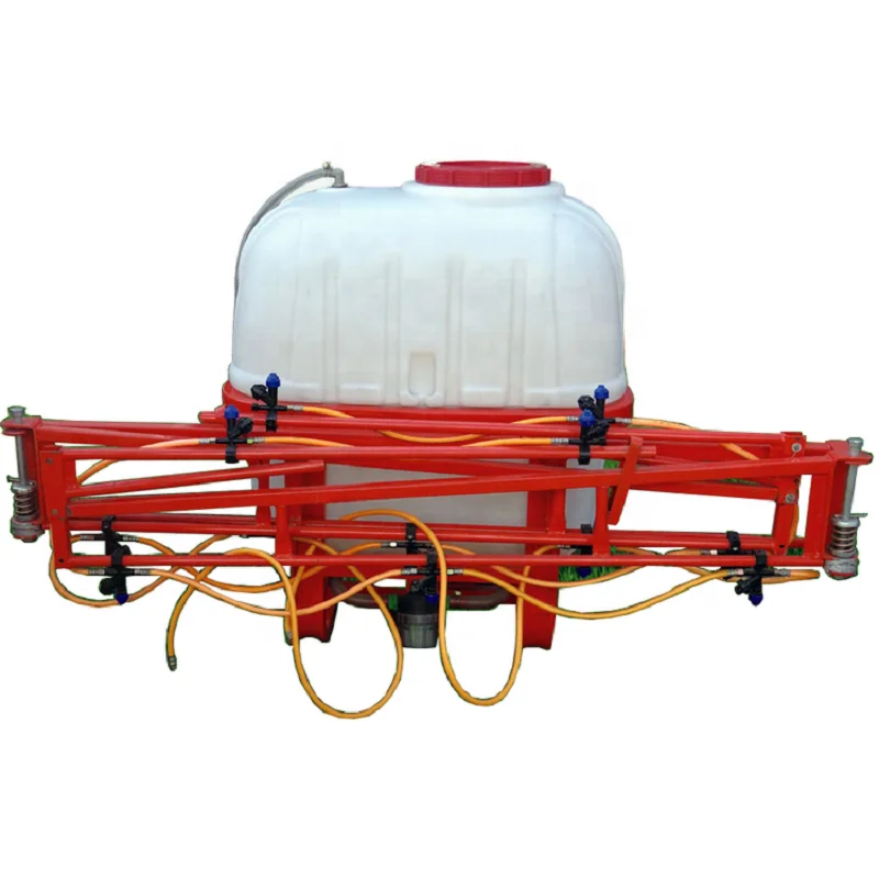 Agricultural tractor boom power sprayer