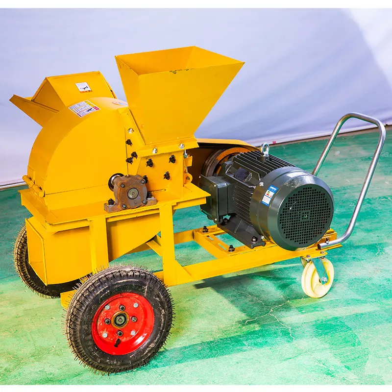 Wood Chipper Shredder Machine Tree Branch 120mm Wood Chipper Multifunctional Wood Crusher Machine for Sawdust Powder