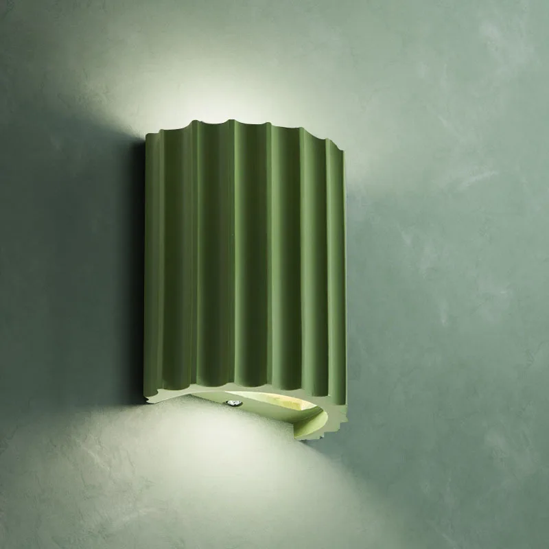 Modern Wall Lamp LED Macaron Resin G9 Sconces For Living Room Bedrooms Bedside Aisle Hallway Simple Indoor Home Decoration Light